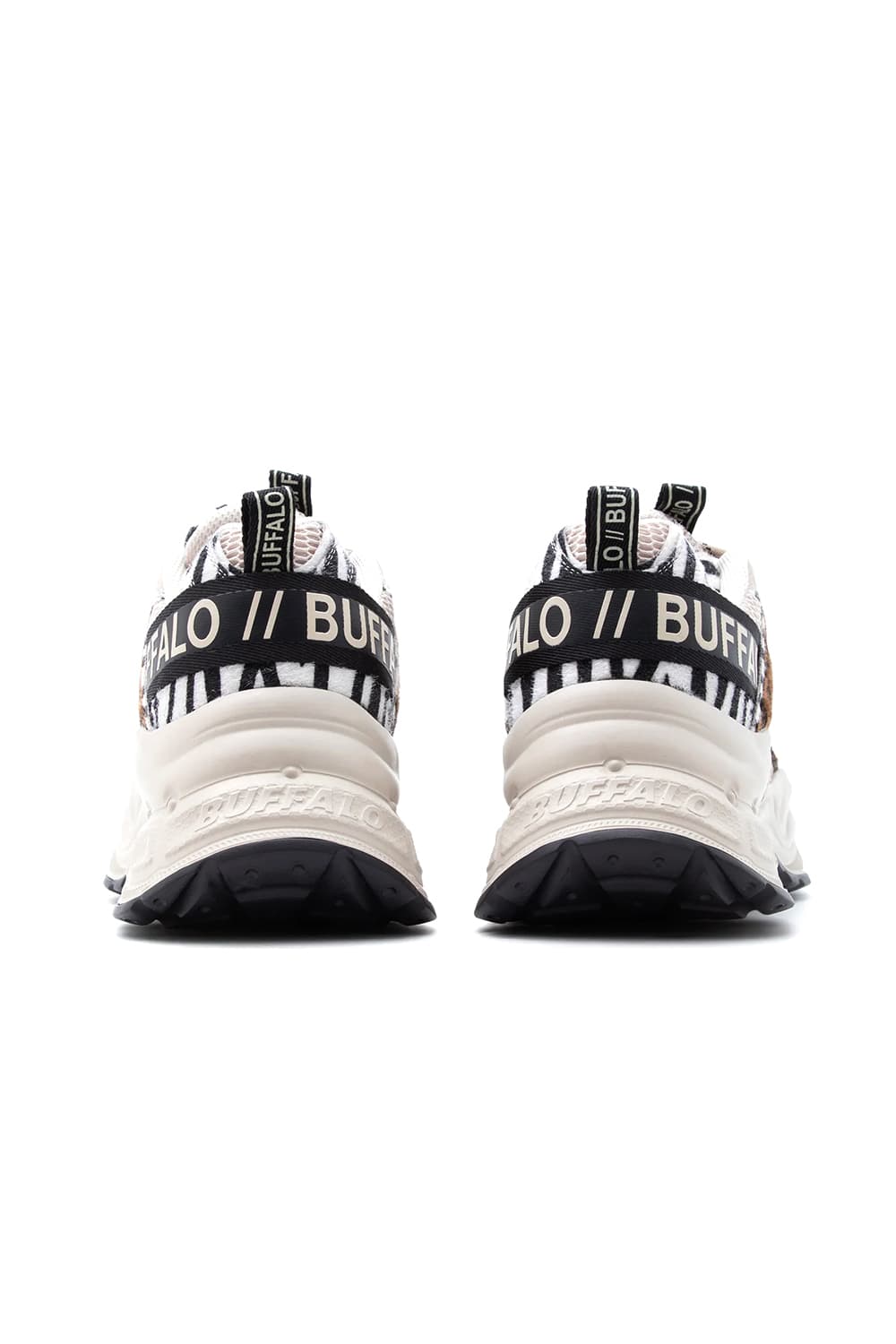 Γυναικεία Yuno Sneakers Μπεζ Buffalo BUF1636751-BEIGE ANIMAL MIX