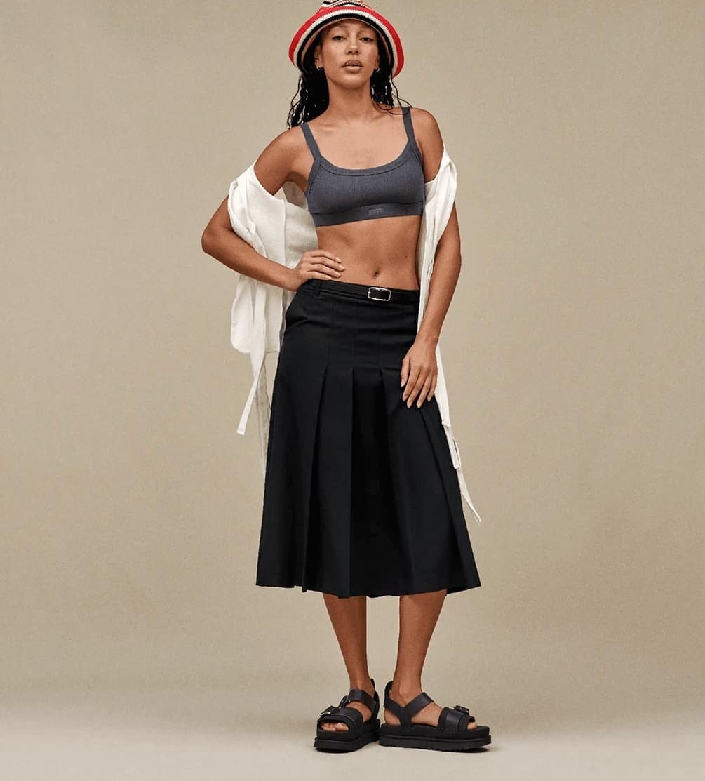 Goldenstar Villa Leather Platform Sandals Women Ugg