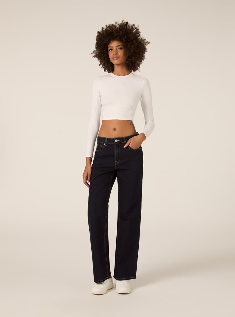 Γυναικείο Straight Τζιν Navy Μπλε Alcott 5T0082DOAX15-D001