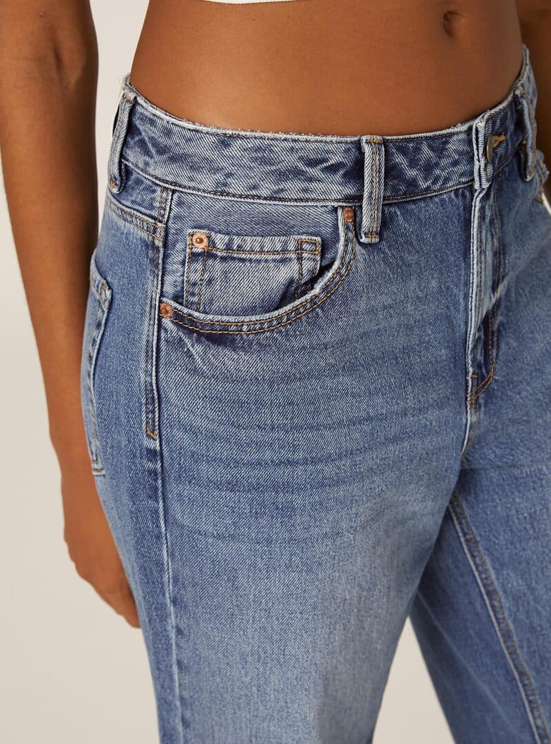 Γυναικείο Straight Τζιν Μπλε Alcott 5T0082DOAX15-D003