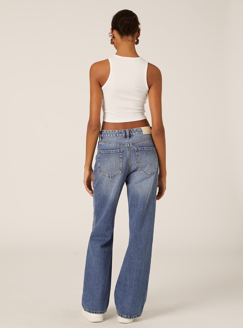 Γυναικείο Straight Τζιν Μπλε Alcott 5T0082DOAX15-D003