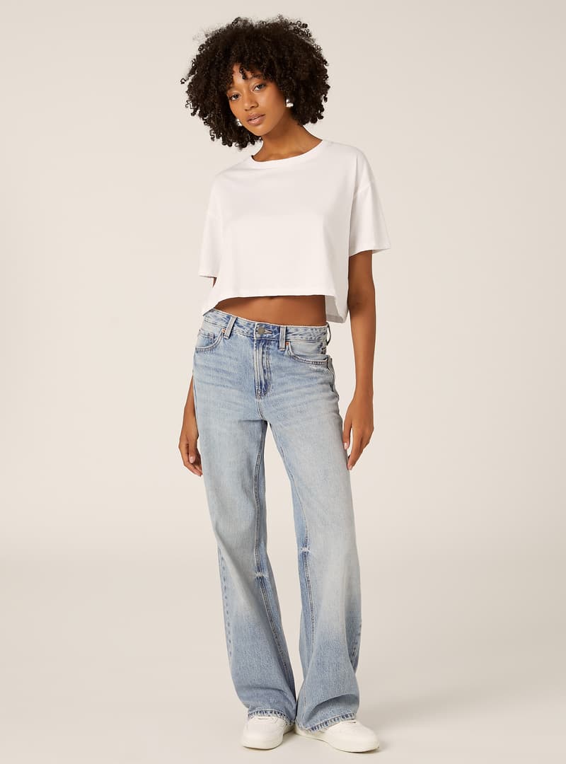 Γυναικείο Straight Τζιν Γαλάζιο Alcott 5T0082DOAY15-D006