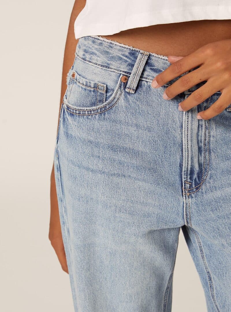 Γυναικείο Straight Τζιν Γαλάζιο Alcott 5T0082DOAY15-D006