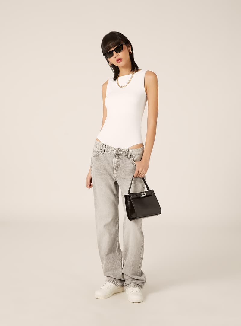 Γυναικείο Straight Τζιν Γκρι Alcott 5T0119DOAX15-D00G