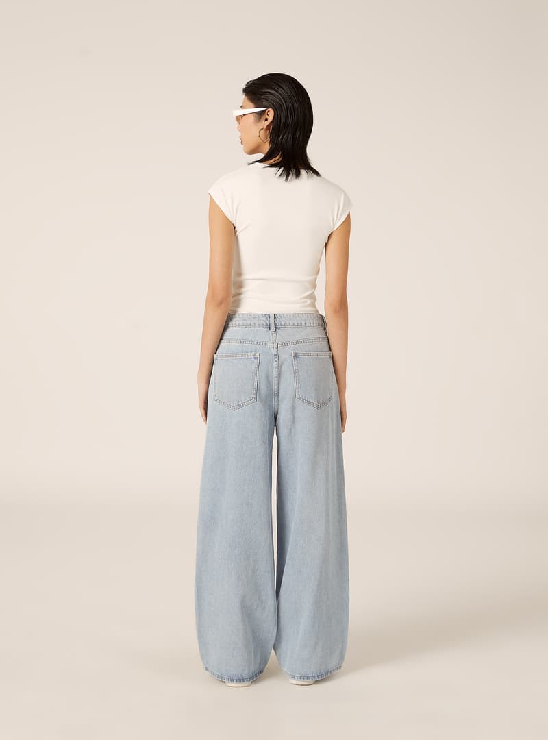 Γυναικείο Straight Τζιν Γαλάζιο Alcott 5T0162DOAY16-D006