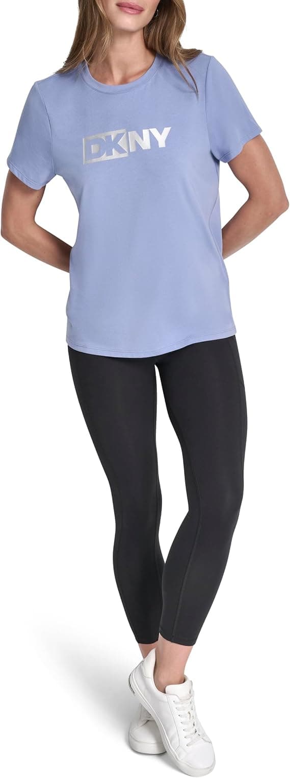 Γυναικείο Logo T-shirt Μπλε DKNY DP6T5894-QHN
