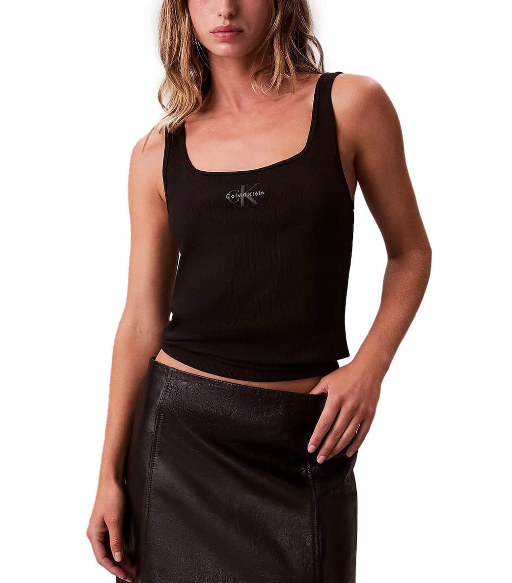 Γυναικείο Tank Top Λευκό Calvin Klein LV047A804G-YAA