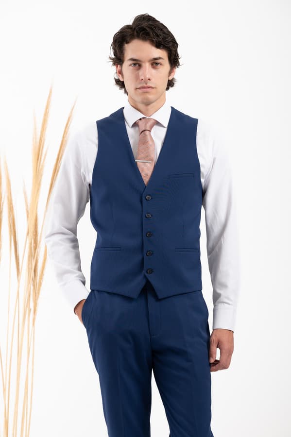 Ανδρικό Κοστούμι Navy Μπλε Vittorio 10024DONATO-NAVY