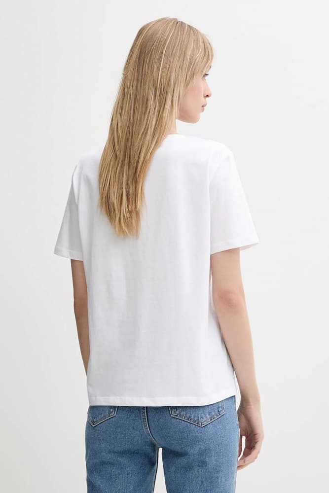 Γυναικείο Σετ T-shirt 2 Τεμαχίων Μαύρο/Λευκό Calvin Klein LV047C906G-UB1