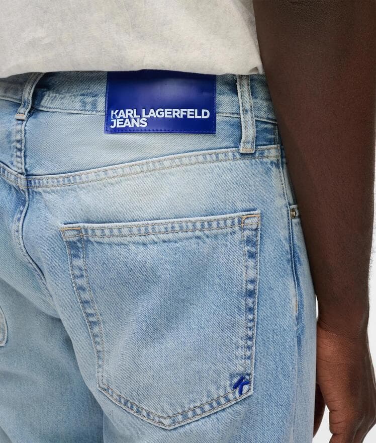 Ανδρικό Tapered Τζιν Γαλάζιο Karl Lagerfeld Jeans B2M10119-1DA VINTAGE LIGHT BI