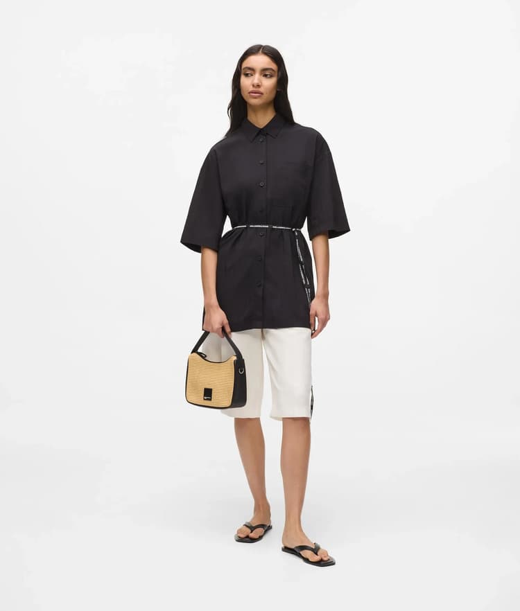 Γυναικείο Κοντομάνικο Πουκάμισο Μαύρο Karl Lagerfeld Jeans B2W11022-999 BLACK