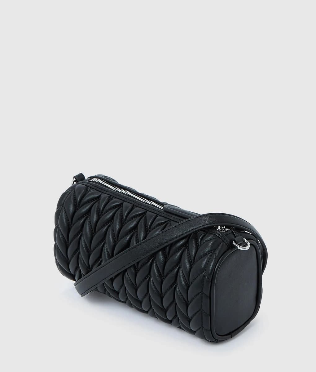 Γυναικείο K/Weave Τσαντάκι Μαύρο Karl Lagerfeld B2W30279-1AV BLACK NICKEL