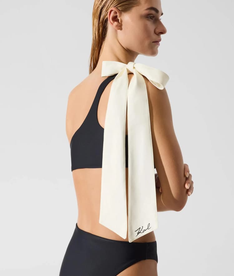 Γυναικείο Μπικίνι Τοπ Μαύρο Karl Lagerfeld B2W46027-999 Black