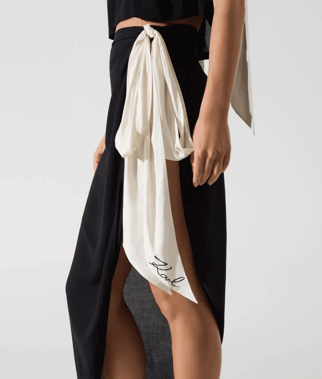 Γυναικείο Παρεό Μαύρο Karl Lagerfeld B2W46035-999 Black