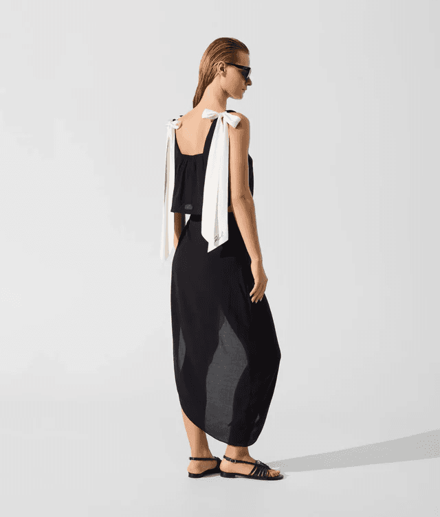 Γυναικείο Παρεό Μαύρο Karl Lagerfeld B2W46035-999 Black