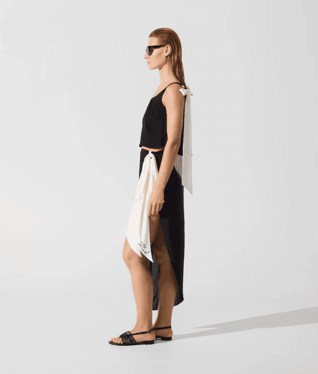 Γυναικείο Παρεό Μαύρο Karl Lagerfeld B2W46035-999 Black