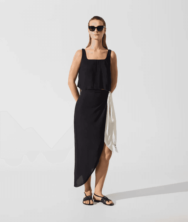 Γυναικείο Τοπ Μαύρο Karl Lagerfeld B2W46036-999 Black