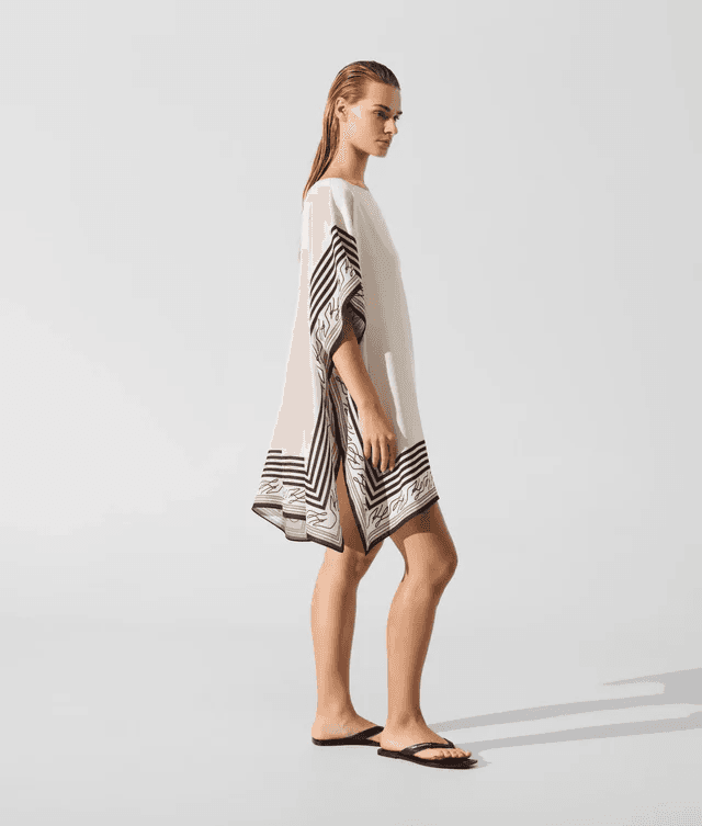 Γυναικείο Autograph Φόρεμα Παραλίας Μπεζ Karl Lagerfeld B2W46051-B09 Cream