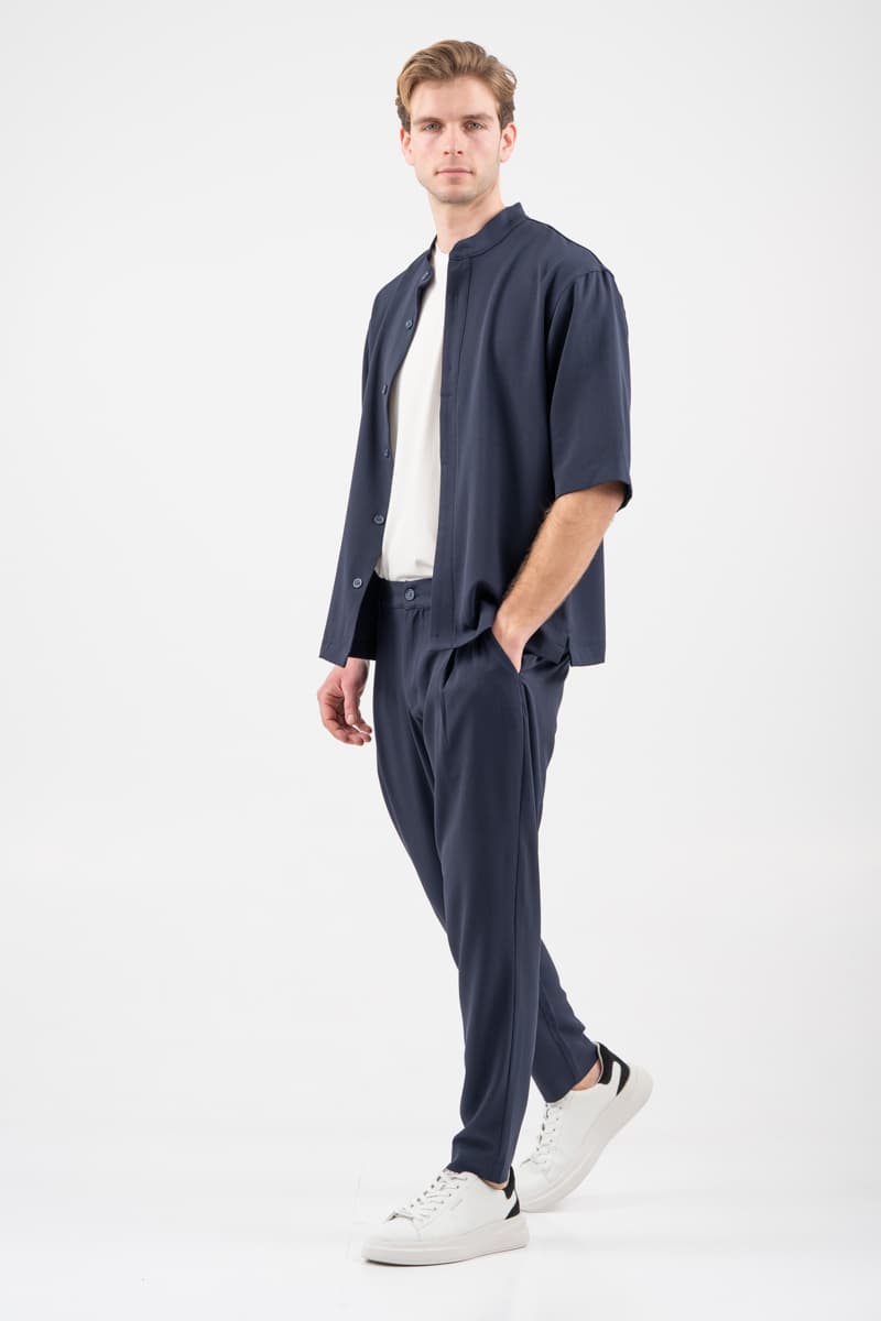 Ανδρικό Overshirt Navy Μπλε Vittorio MORRONOV-BLUE