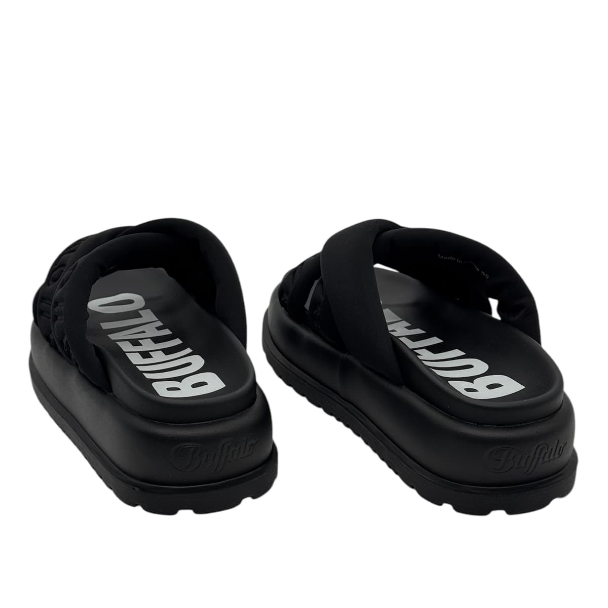 Γυναικείες Palma Cross Παντόφλες Μαύρες Buffalo BUF1602277-BLACK