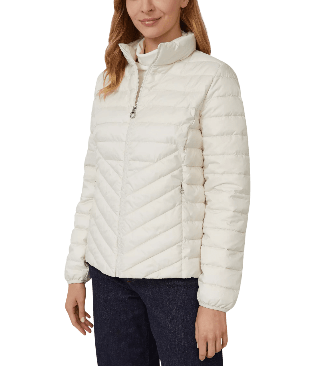 Γυναικείο Μπουφάν Εκρού S.Oliver 2164698-0330