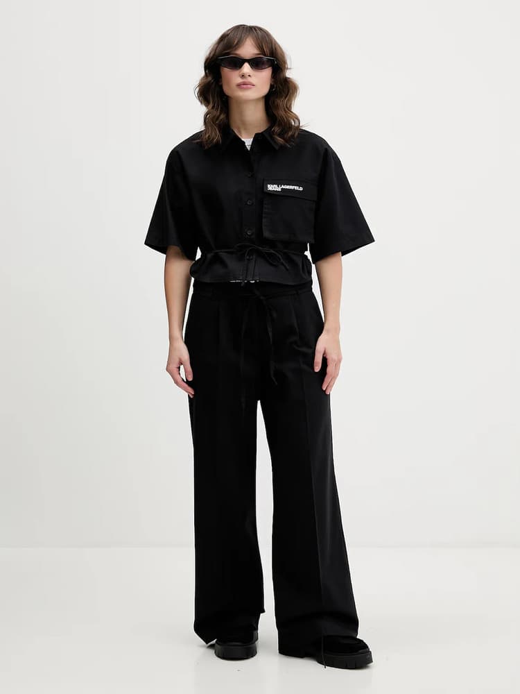 Γυναικείο Παντελόνι Μαύρο Karl Lagerfeld Jeans B2W10059-999 BLACK