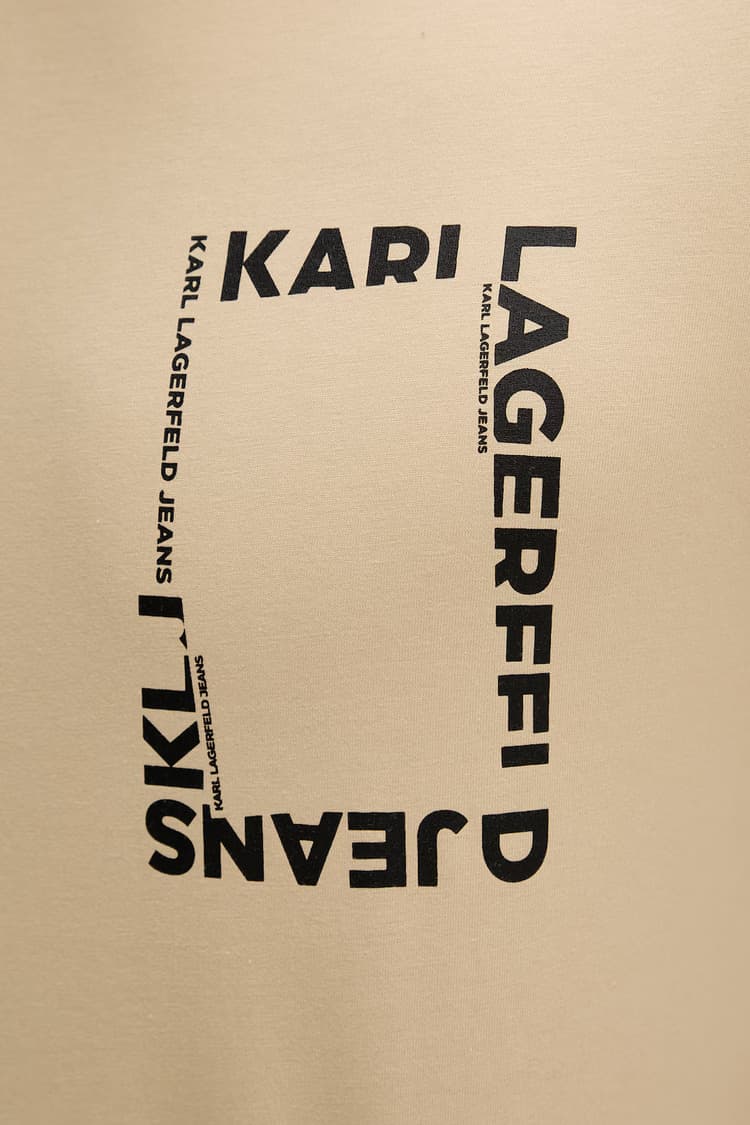 Men's T-Shirts Karl Lagerfeld Beige
