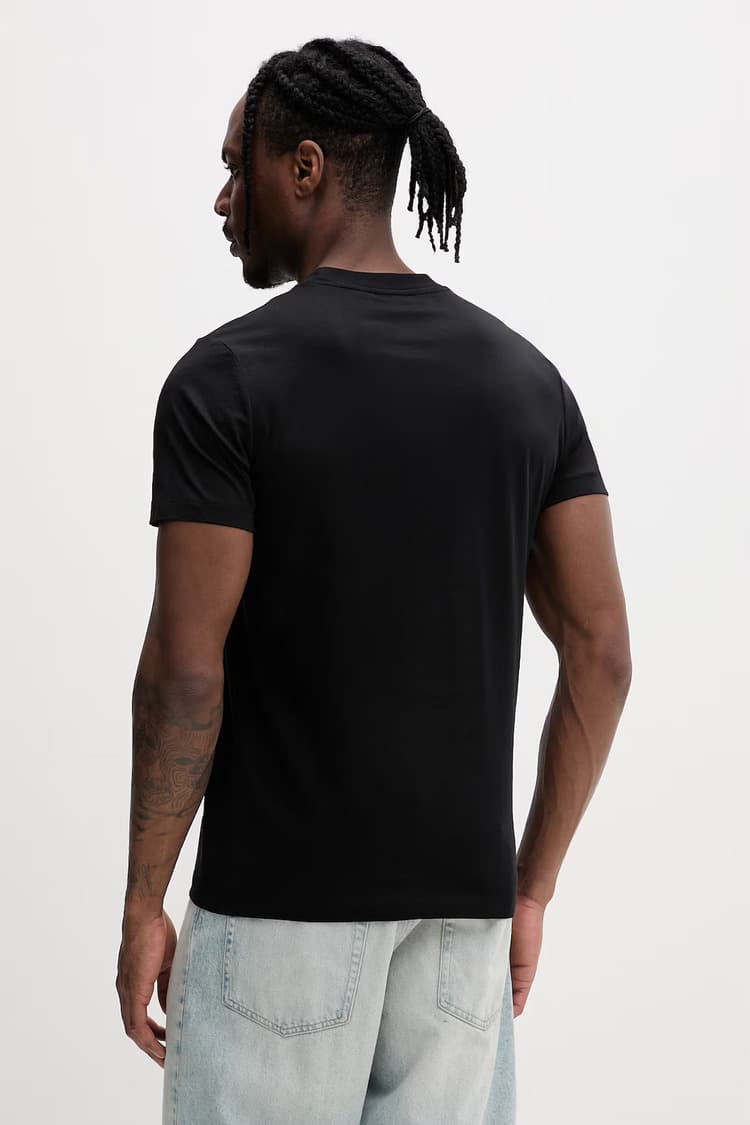 Ανδρικό Slim T-shirt Μαύρο Karl Lagerfeld Jeans B2M17046-999 BLACK