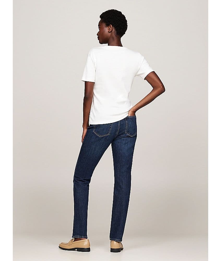 Γυναικείο T-shirt Λευκό Tommy Hilfiger WW0WW40584-02Z