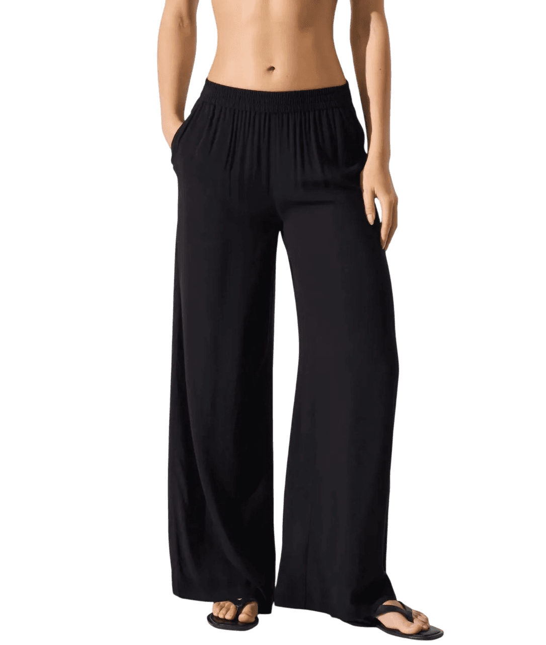 Γυναικείο Παντελόνι Μαύρο Karl Lagerfeld B2W46037-999 Black