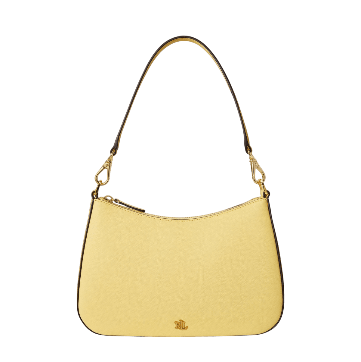 Γυναικεία Δερμάτινη Danni 26 Τσάντα Κίτρινη Ralph Lauren 431883768056-LEMON