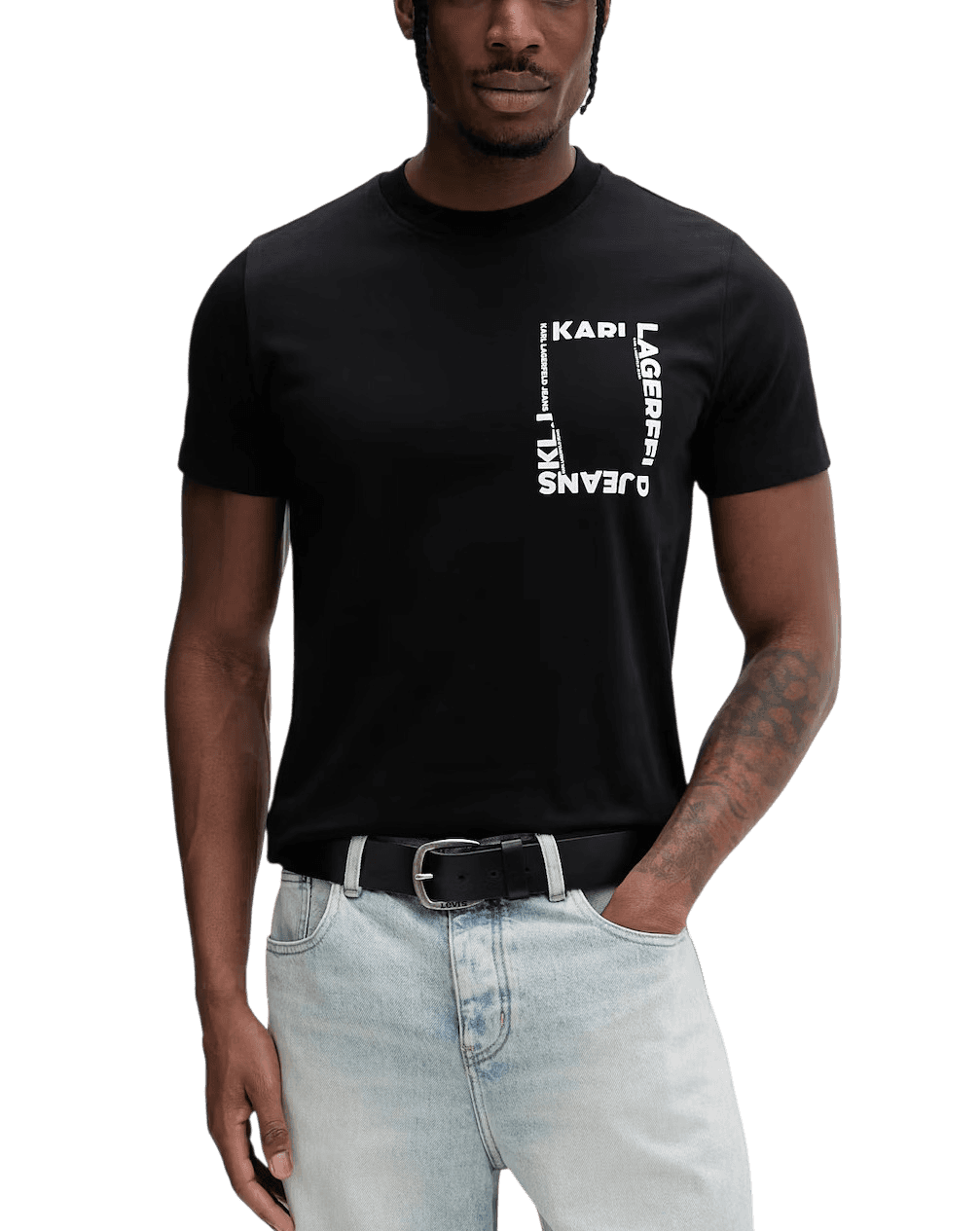 Men's T-Shirts Karl Lagerfeld Black