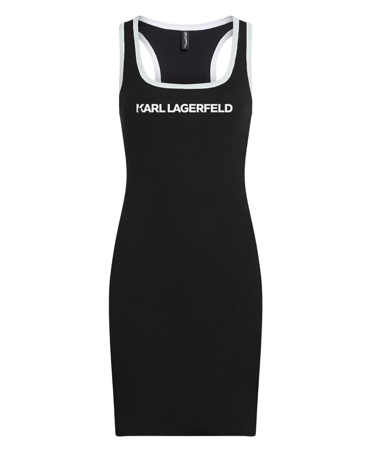 Γυναικείο Αμάνικο Φόρεμα Μαύρο Karl Lagerfeld B2W46087-999 Black