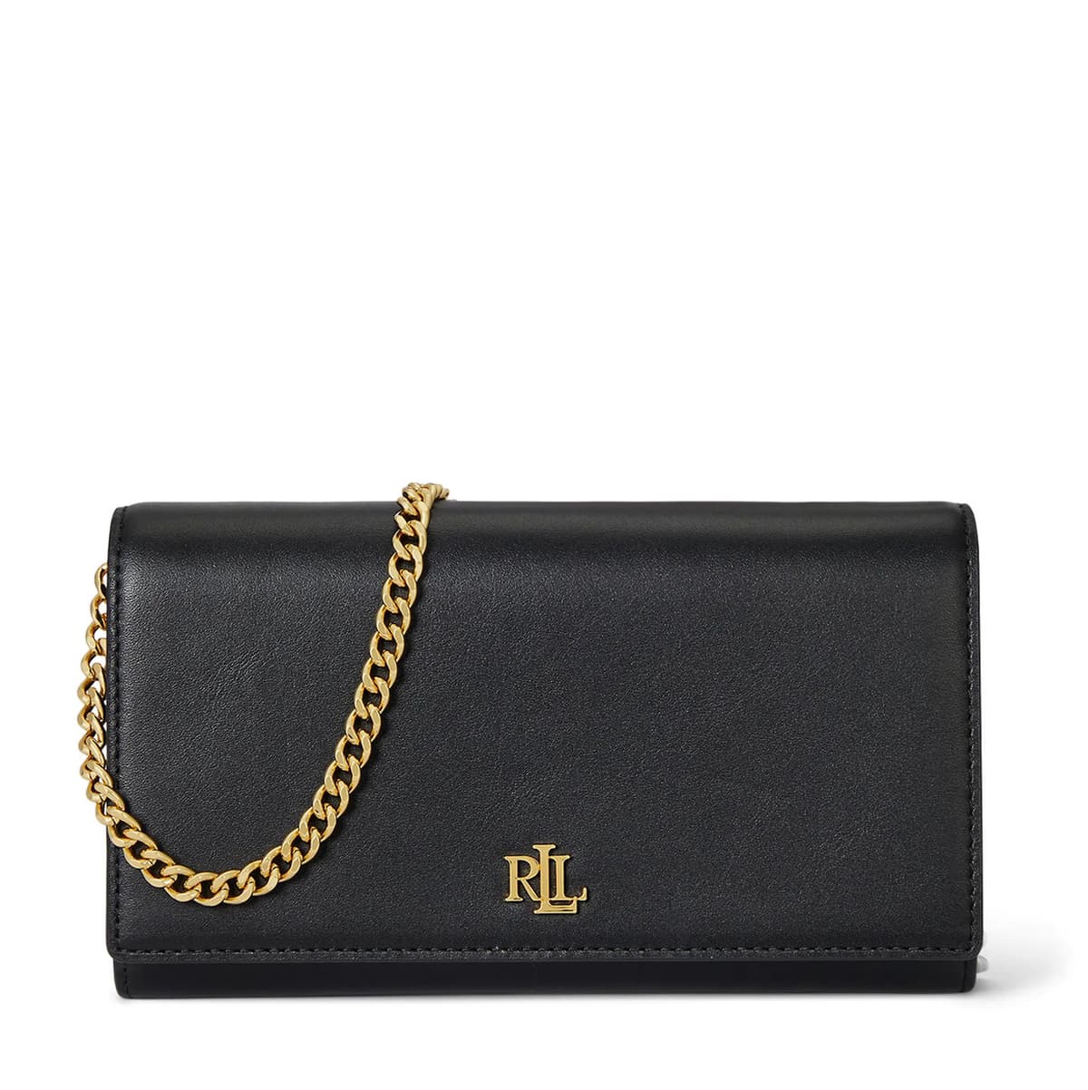 Γυναικείο Δερμάτινο Adair II Τσαντάκι Μαύρο Ralph Lauren 432980206001-BLACK