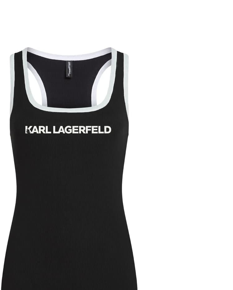 Γυναικείο Αμάνικο Φόρεμα Μαύρο Karl Lagerfeld B2W46087-999 Black