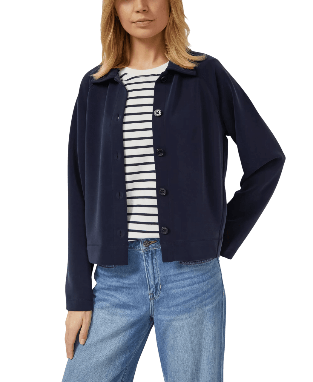 Γυναικεία Ζακέτα Navy Μπλε S.Oliver 2179667-5959