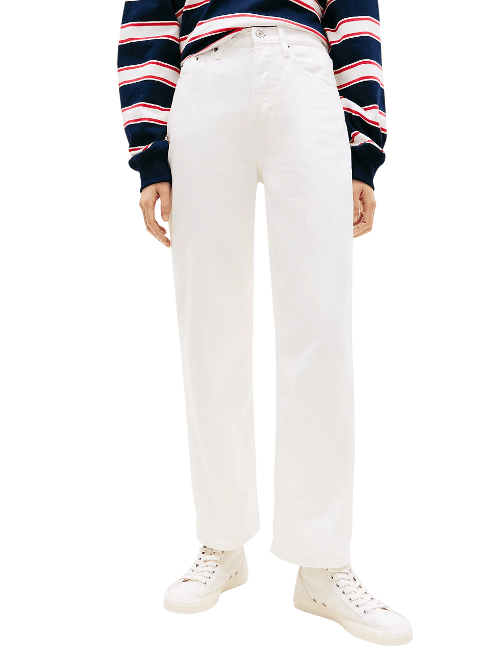 Γυναικείο Layla Slim Τζιν Λευκό Tommy Jeans DW0DW22773-1D0