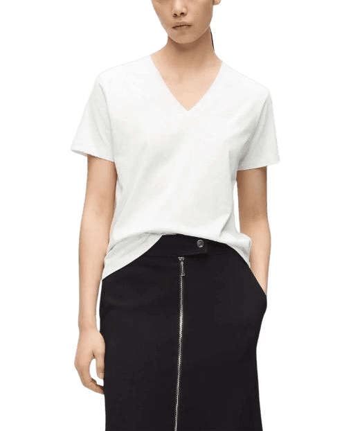 Γυναικείο Essential T-shirt Λευκό Karl Lagerfeld B2W17096-100 WHITE