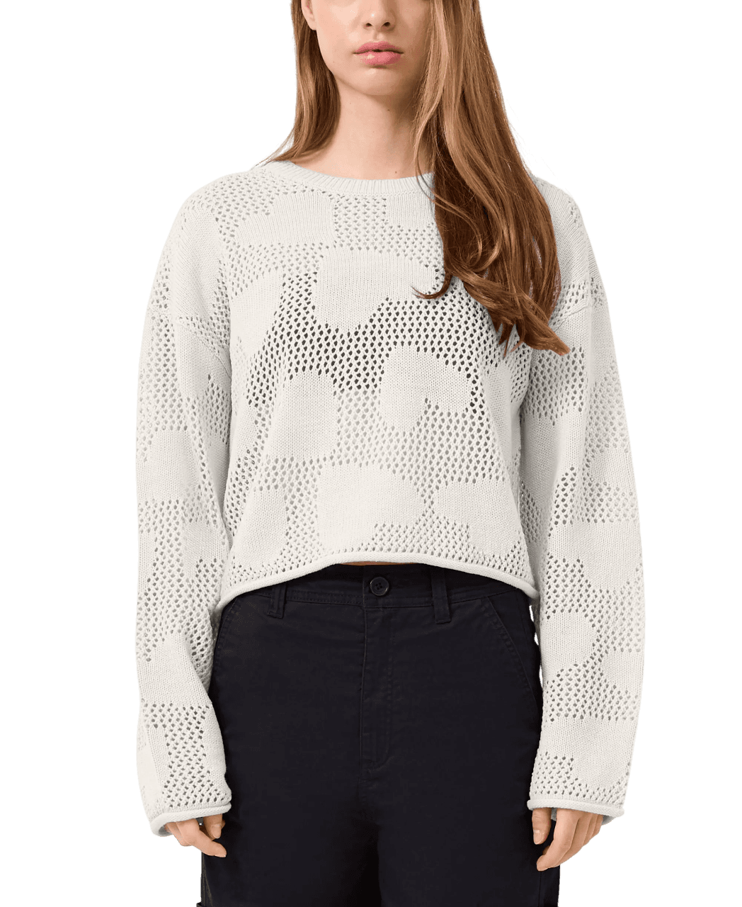 Γυναικείο Πουλόβερ Λευκό S.Oliver 2177596-02X0