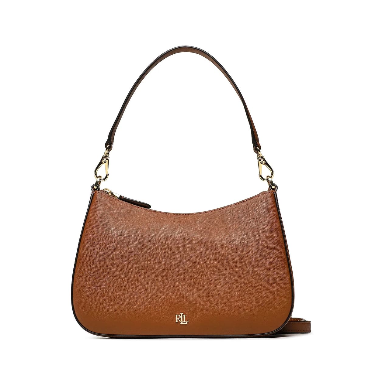 Γυναικεία Δερμάτινη Danni Τσάντα Καφέ Ralph Lauren 431883768007-TAN