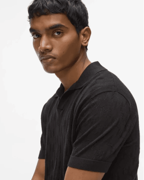 Ανδρικό Polo Μαύρο Karl Lagerfeld 655005 562301-990