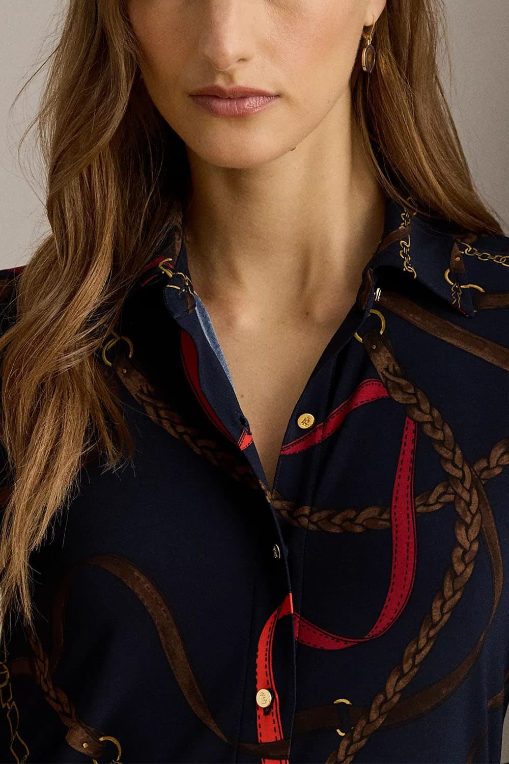 Γυναικείο Daquane Πουκάμισο Navy Μπλε Ralph Lauren 200P03716001-Navy