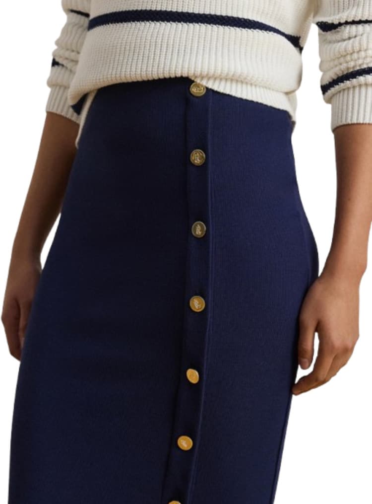 Γυναικεία Tarver Φούστα Navy Μπλε Ralph Lauren 200P03762001-Navy