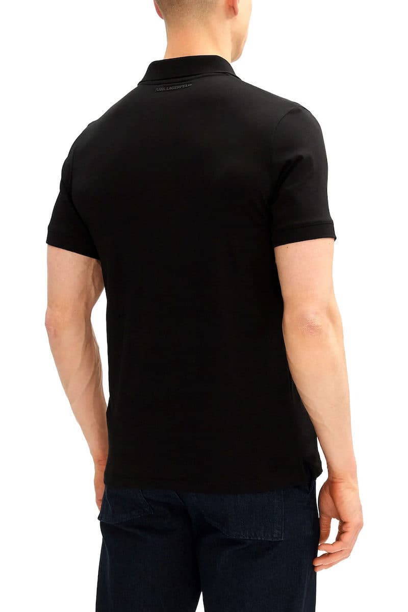 Ανδρικό Polo Μαύρο Karl Lagerfeld 745710 500224-990