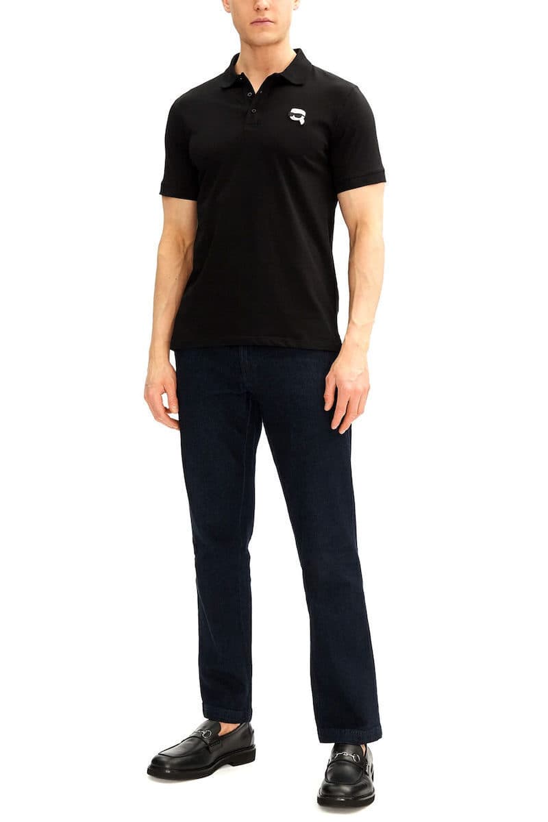 Ανδρικό Polo Μαύρο Karl Lagerfeld 745710 500224-990