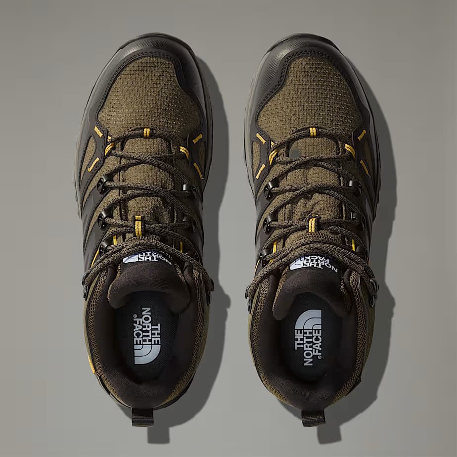 Ανδρικά Δερμάτινα Hedgehog Mid GORE-TEX Μποτάκια Χακί The North Face NF0A8AAABQW