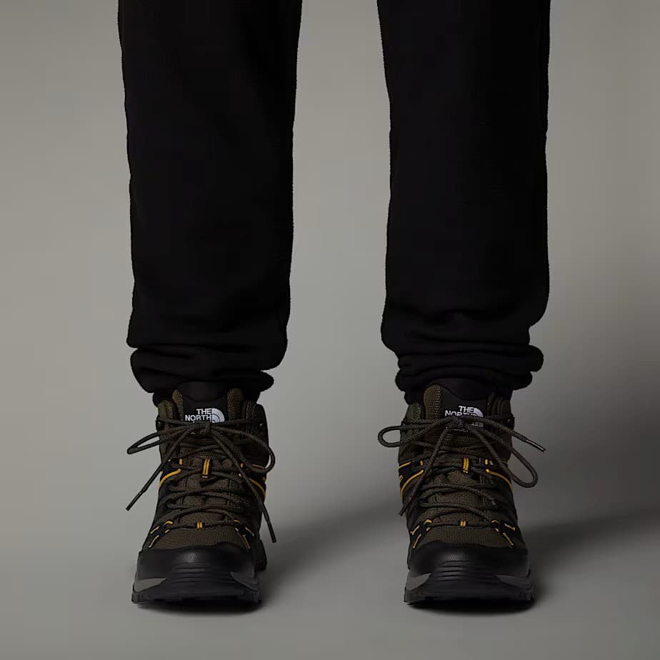 Ανδρικά Δερμάτινα Hedgehog Mid GORE-TEX Μποτάκια Χακί The North Face NF0A8AAABQW