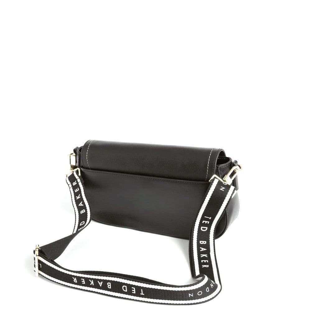 Γυναικεία Δερμάτινη Louiize Τσάντα Χιαστί Μαύρη Ted Baker 283918-Black