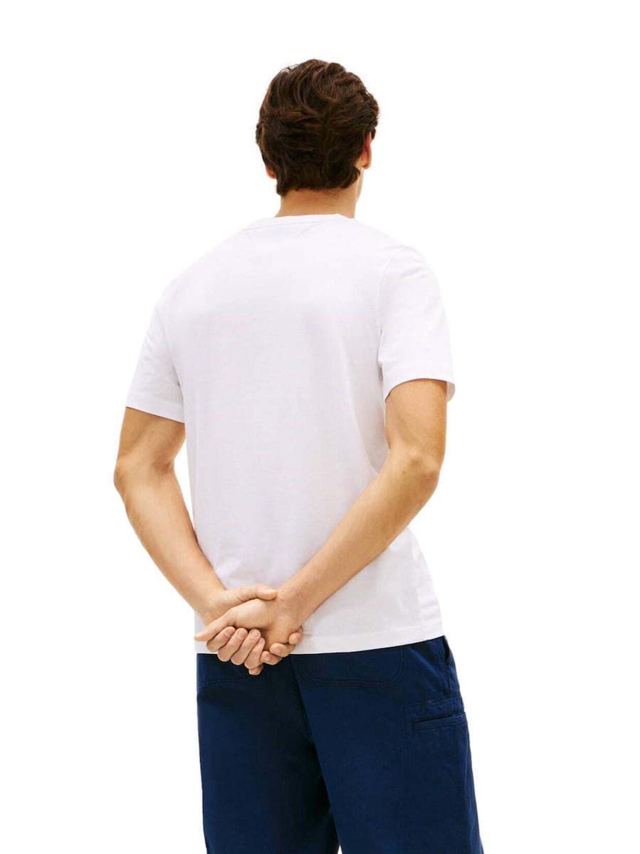 Ανδρικό T-shirt Λευκό Tommy Hilfiger MW0MW42369-YBR