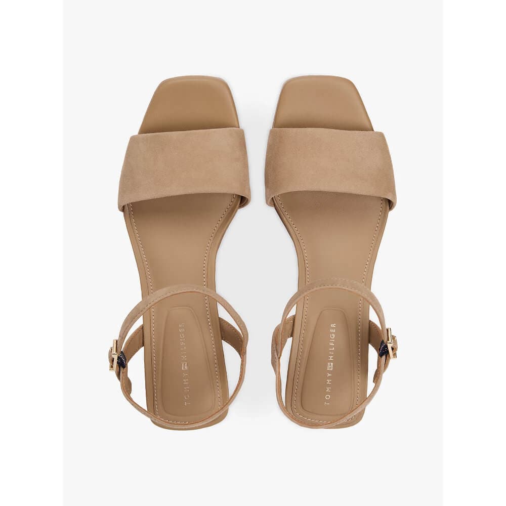 Γυναικείες Δερμάτινες Πλατφόρμες Μπεζ Tommy Hilfiger FW0FW09235-RBC